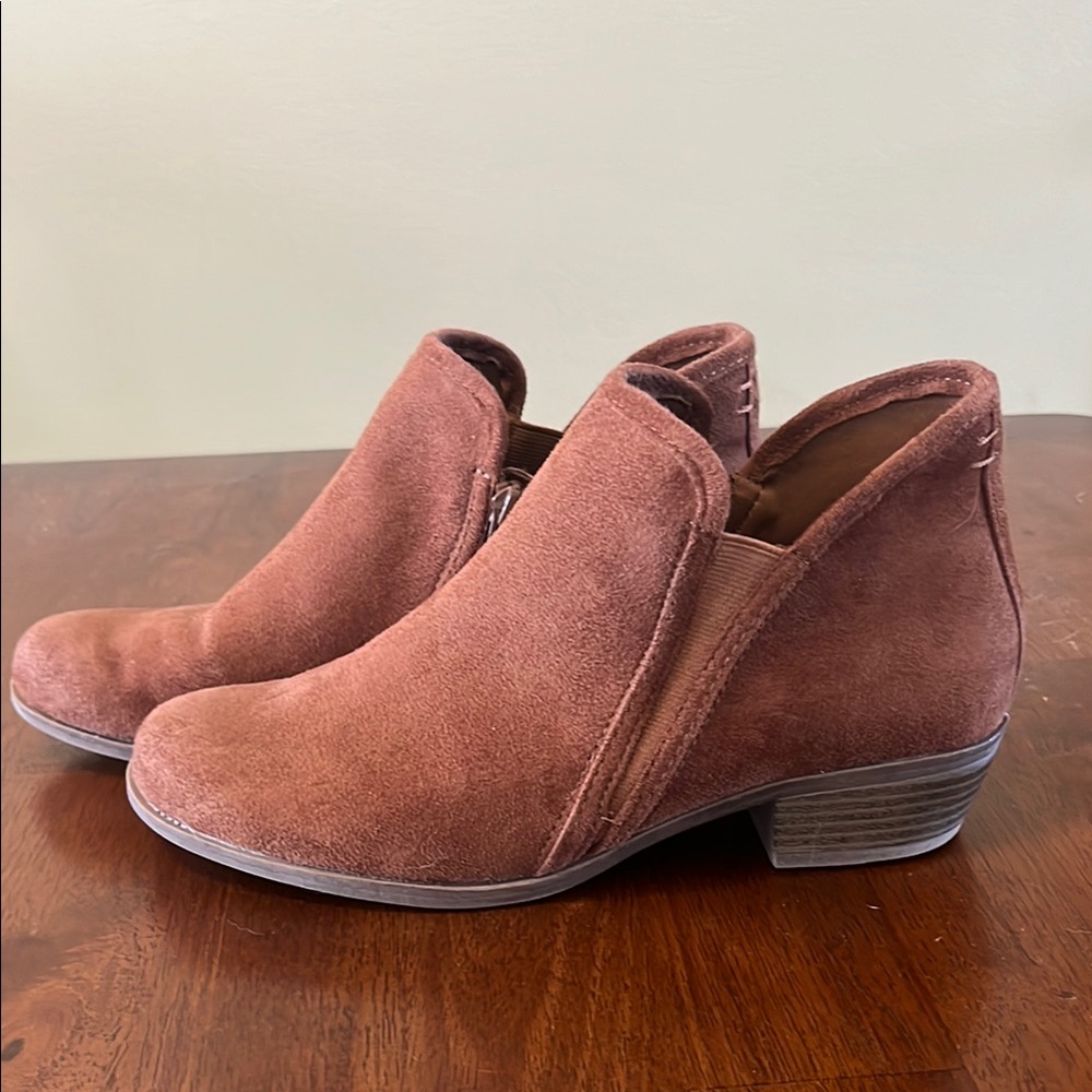 Women's Brown Suede Ankle Boots